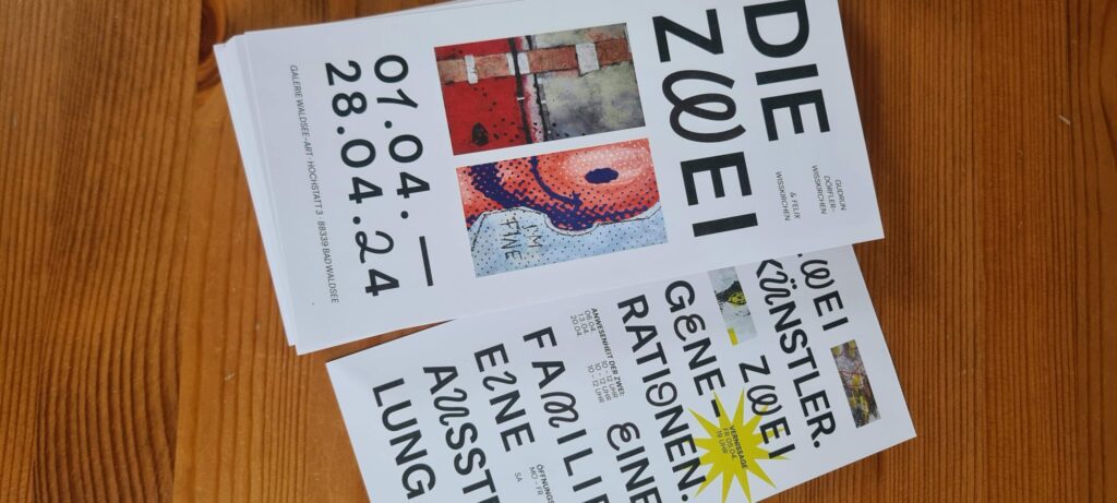 Flyer der Ausstellung