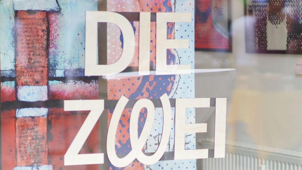 Schaufenstergestaltung der Ausstellung